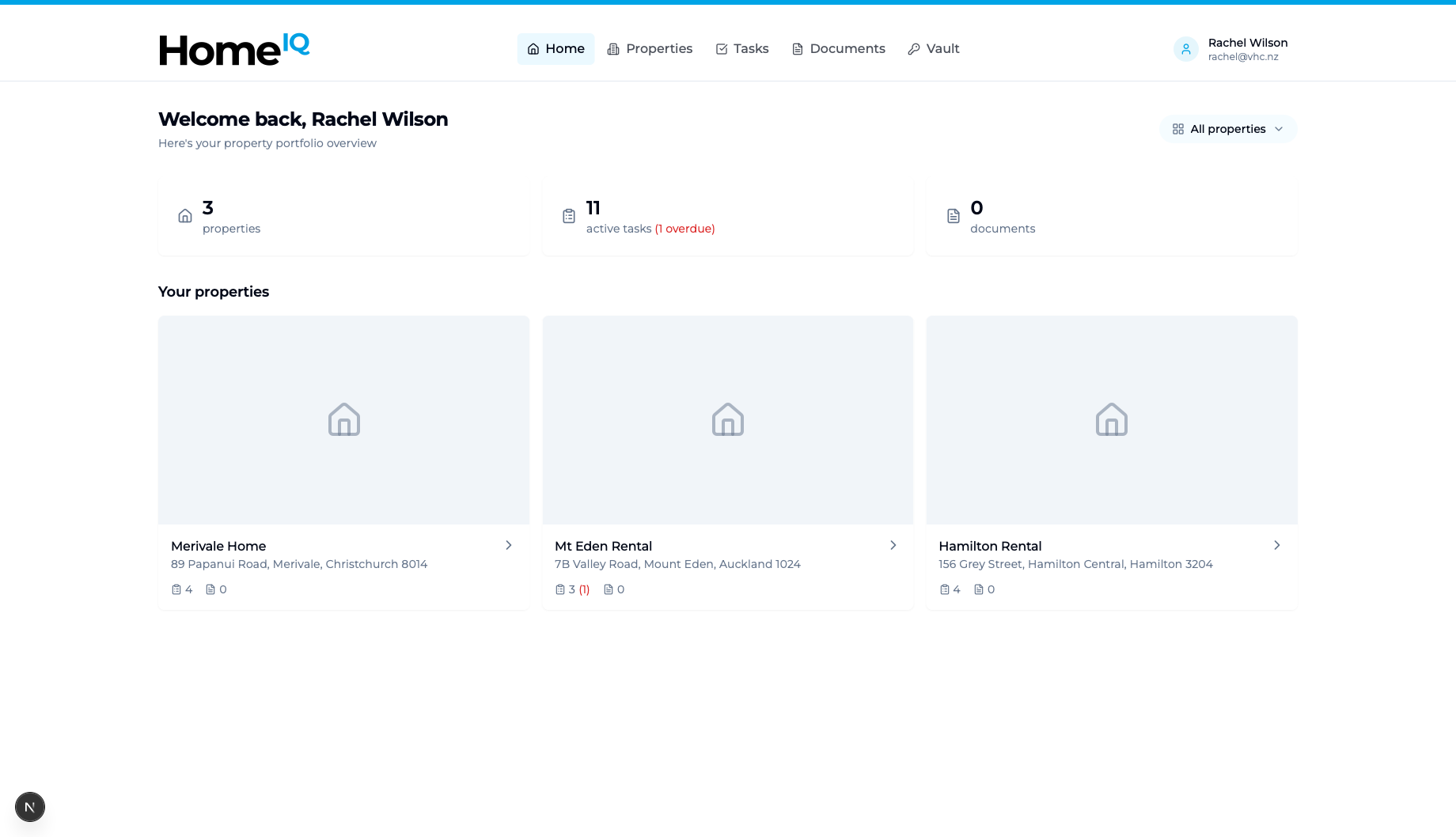 Manage multiple properties with Home IQ+